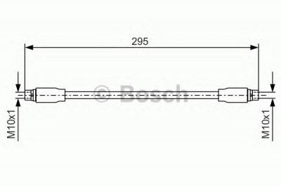 BOSCH 1987476717 -  Тормозной шланг