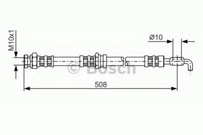 BOSCH 1987476733 -  Тормозной шланг