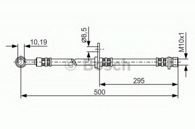 BOSCH 1987476736 -  Тормозной шланг