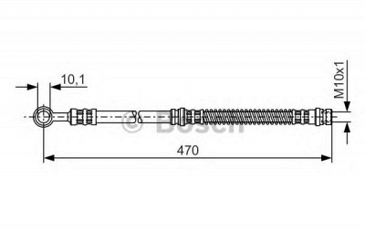 BOSCH 1987476775 -  Тормозной шланг