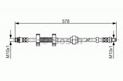 BOSCH 1987476796 -  Тормозной шланг