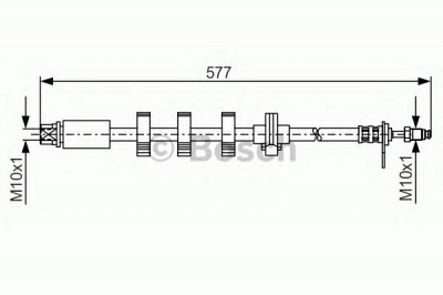 BOSCH 1987476810 -  Тормозной шланг