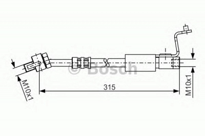 BOSCH 1987476812 -  Тормозной шланг