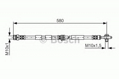 BOSCH 1987476849 -  Тормозной шланг