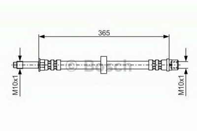BOSCH 1987476851 -  Тормозной шланг