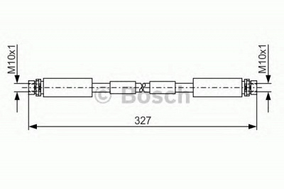 BOSCH 1987476856 -  Тормозной шланг