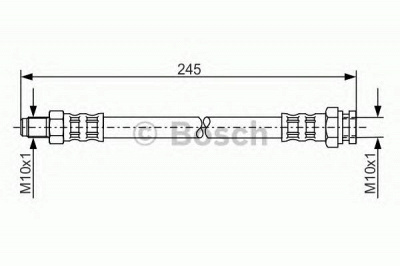 BOSCH 1987476876 -  Тормозной шланг