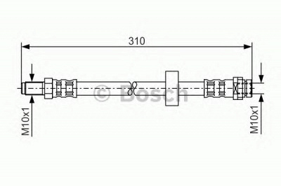 BOSCH 1987476883 -  Тормозной шланг