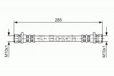 BOSCH 1987476888 -  Тормозной шланг
