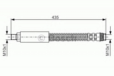 BOSCH 1987476905 -  Тормозной шланг