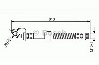 BOSCH 1987476907 -  Тормозной шланг