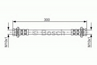 BOSCH 1987476908 -  Тормозной шланг