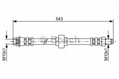 BOSCH 1987476916 -  Тормозной шланг