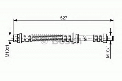 BOSCH 1987476924 -  Тормозной шланг
