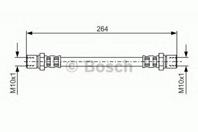 BOSCH 1987476931 -  Тормозной шланг