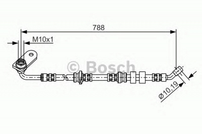 BOSCH 1987476934 -  Тормозной шланг