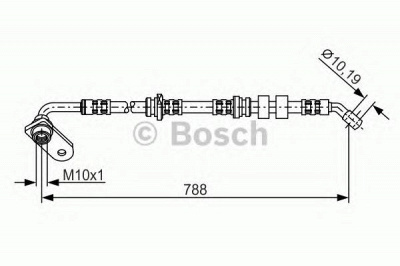 BOSCH 1987476935 -  Тормозной шланг