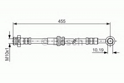 BOSCH 1987476936 -  Тормозной шланг