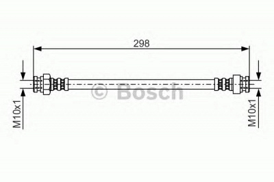 BOSCH 1987476937 -  Тормозной шланг