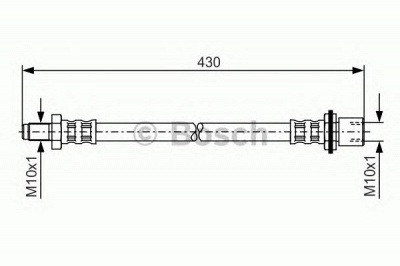 BOSCH 1987476938 -  Тормозной шланг