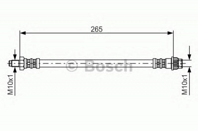 BOSCH 1987476948 -  Тормозной шланг