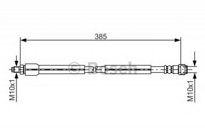 BOSCH 1987476949 -  Тормозной шланг