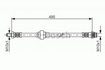 BOSCH 1987476953 -  Тормозной шланг