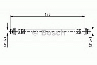 BOSCH 1987476956 -  Тормозной шланг