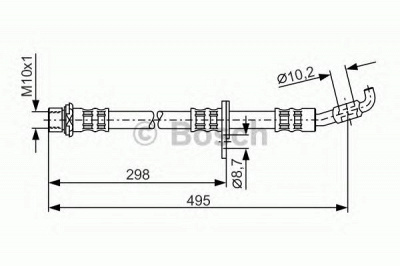 BOSCH 1987476963 -  Тормозной шланг