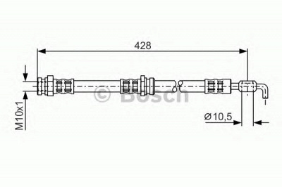 BOSCH 1987476966 -  Тормозной шланг