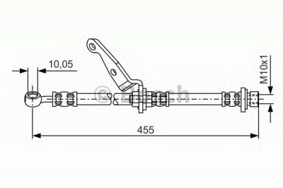 BOSCH 1987476973 -  Тормозной шланг