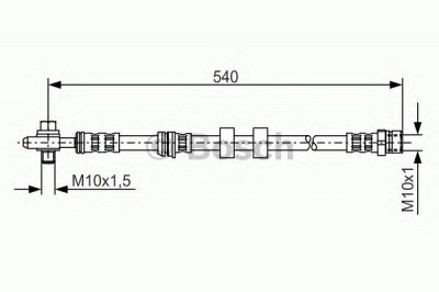 BOSCH 1987476978 -  Тормозной шланг