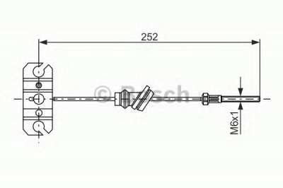 BOSCH 1987477503 -  Трос, стояночная тормозная система