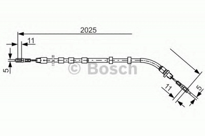 BOSCH 1987477903 -  Трос, стояночная тормозная система