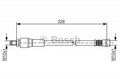 BOSCH 1987481001 -  Тормозной шланг