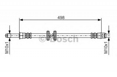 BOSCH 1987481006 -  Тормозной шланг