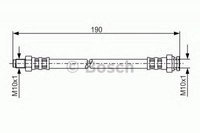 BOSCH 1987481011 -  Тормозной шланг