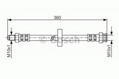 BOSCH 1987481017 -  Тормозной шланг