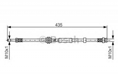 BOSCH 1987481023 -  Тормозной шланг