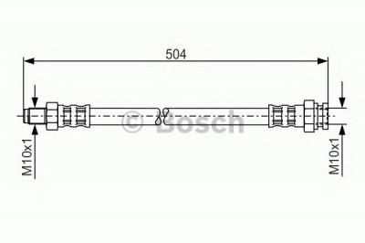 BOSCH 1987481034 -  Тормозной шланг