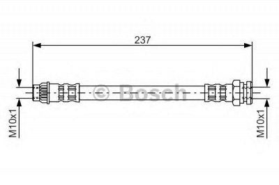 BOSCH 1987481052 -  Тормозной шланг