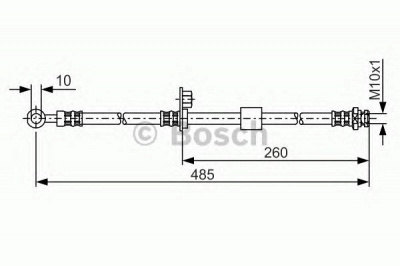 BOSCH 1987481054 -  Тормозной шланг