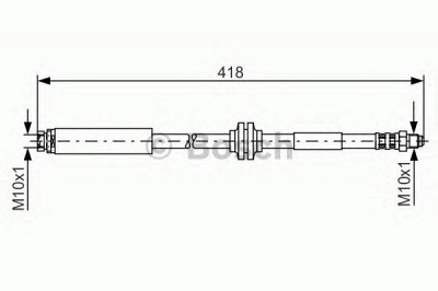 BOSCH 1987481058 -  Тормозной шланг