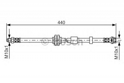 BOSCH 1987481059 -  Тормозной шланг