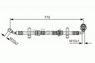 BOSCH 1987481071 -  Тормозной шланг
