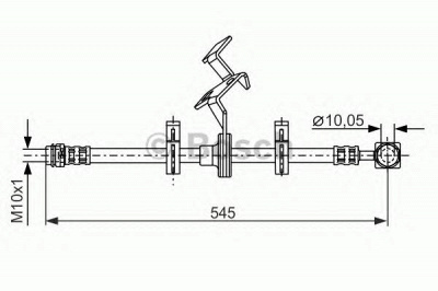 BOSCH 1987481077 -  Тормозной шланг