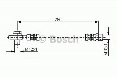 BOSCH 1987481082 -  Тормозной шланг