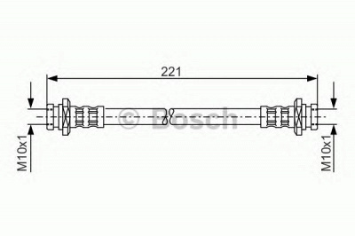 BOSCH 1987481095 -  Тормозной шланг