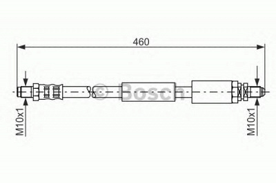 BOSCH 1987481114 -  Тормозной шланг