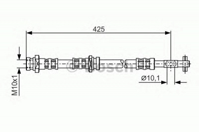 BOSCH 1987481121 -  Тормозной шланг